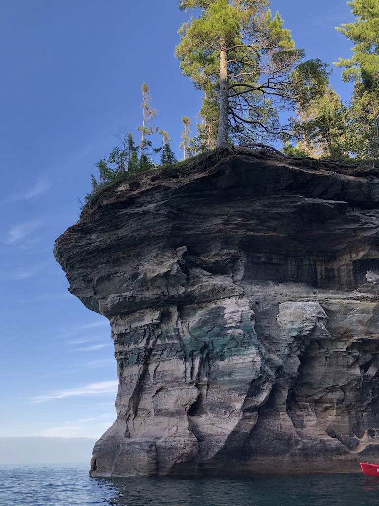 People cliff dive here. They are nuts.